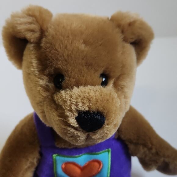 Hallmark Kiss‎ Kiss Brown Bear Movable Head Magnetic Nose Hook & Loop Paws - Picture 3 of 9